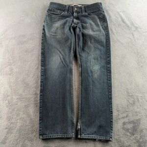 Vintage Levis Jeans Mens 32x30 (Fits 31x29) Blue Slim 514 Straight Y2K Style